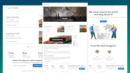 Blog CMS project